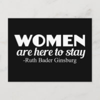 Strong Women Ruth Bader Ginsburg Feminist Quote