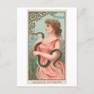 Strong Women Series #55: Hygiea Health Vintage Postcard