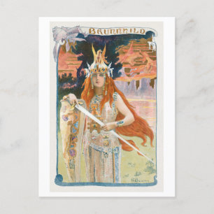 Strong Women Series #61: Brunhilda Illustration Postcard