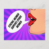 Strong Women Support Each Other Feminist Pop Art