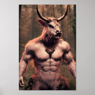 Strong young Taurus Poster