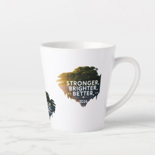 Stronger Brighter Better 2026   Serene Floating Latte Mug