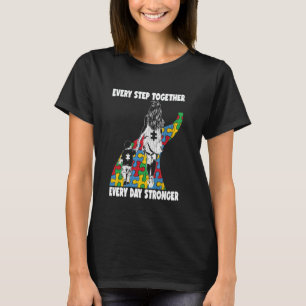 Stronger Mother Son Autistic Boys Autism Awareness T-Shirt