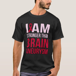 Stronger Than Brain Aneurysm Awareness Month Suppo T-Shirt