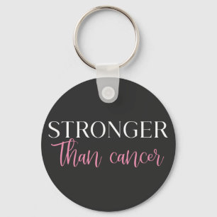 Stronger than Cancer Keychain