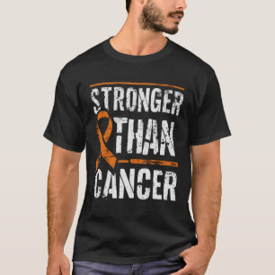 Stronger Than Cancer Leukaemia Awareness Cancer Su T-Shirt