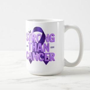 Stronger Than Cancer Mug Cancer Awareness Coffee