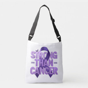 Stronger Than Cancer Tote Bag Cancer Awareness P