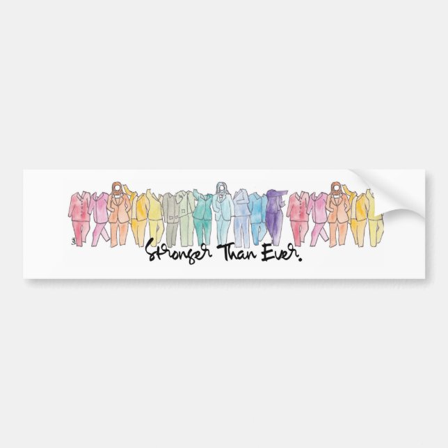 Stronger Than Ever Bumper Sticker (Front)