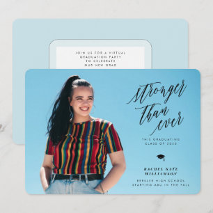 Stronger than Ever Graduation Announcement