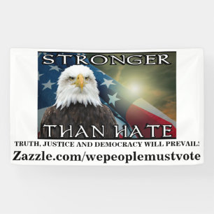 STRONGER THAN HATE BANNER