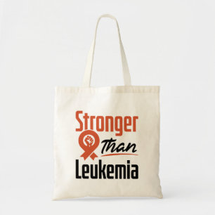 Stronger Than Leukaemia Blood Cancer Survivor Tote Bag