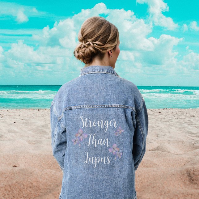 Stronger Than Lupus Denim Jacket (Creator Uploaded)