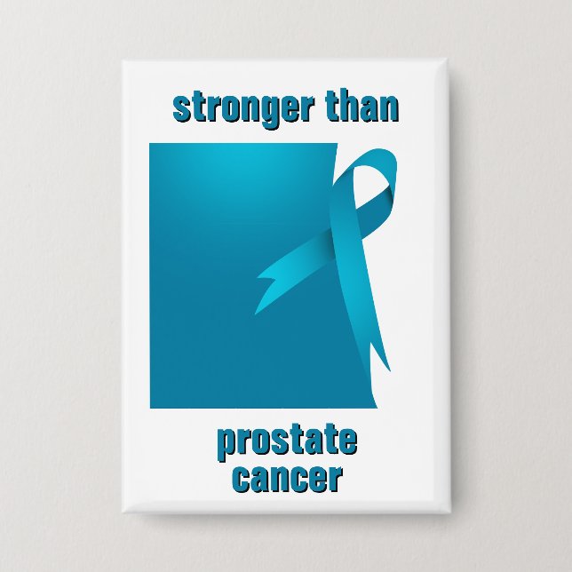 Stronger Than Prostate Cancer Button (Front)