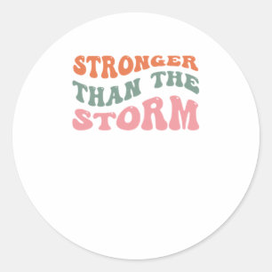 Stronger Than Storm Sticker