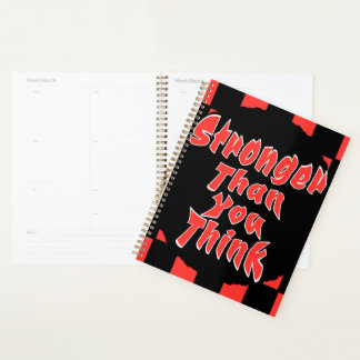 Stronger Than You Think Planner