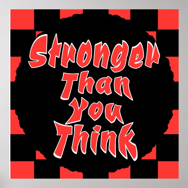 Stronger Than You Think Poster (Front)
