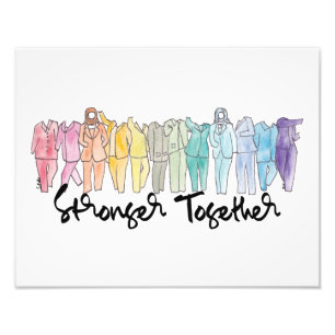 Stronger Together Art Print