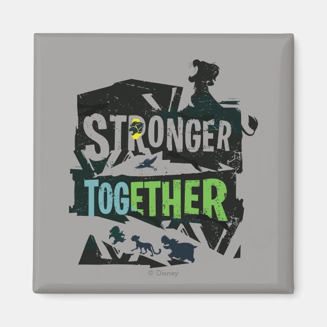 Stronger Together Lion Guard Graphic Magnet (Front)