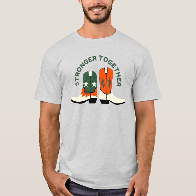 STRONGER TOGETHER Tee – Unity, Power & Positivity (Front)
