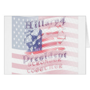 Stronger together USA Hillary 4 President American