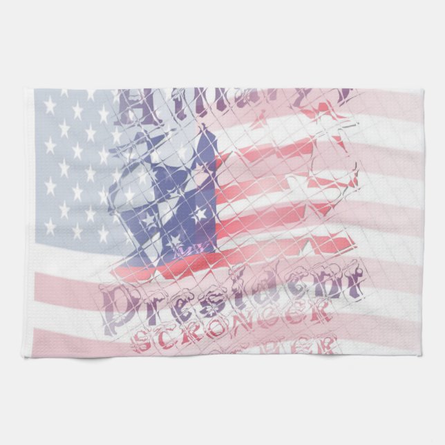 Stronger together USA Hillary 4 President American Kitchen Towel (Horizontal)