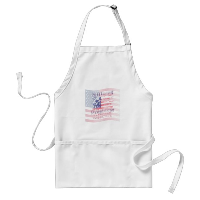 Stronger together USA Hillary 4 President American Standard Apron (Front)