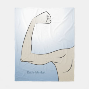 Strongest Man I Know Fleece Blanket