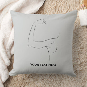STRONGEST MAN I KNOW THROW PILLOW