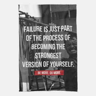 Strongest Version Of Yourself Workout Motivational Kitchen Towel