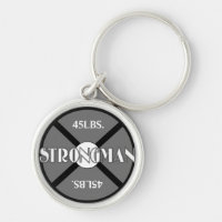 Strongman Weightlifter Keychain
