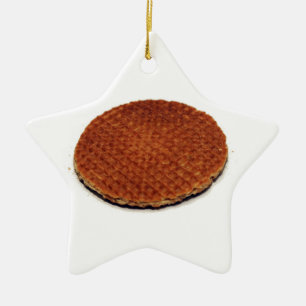 Stroopwafel Ceramic Ornament