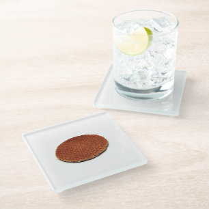 Stroopwafel Glass Coaster