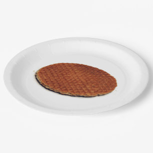 Stroopwafel Paper Plate