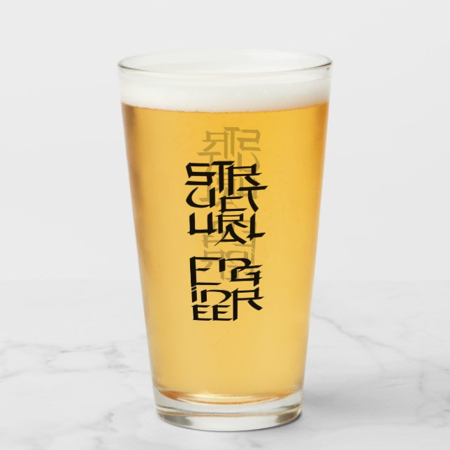 Structural Engineer Character Glass (Front Filled)