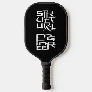 Structural Engineer Character Pickleball Paddle