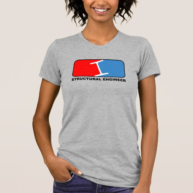Structural Engineer League White Text T-Shirt (Front)