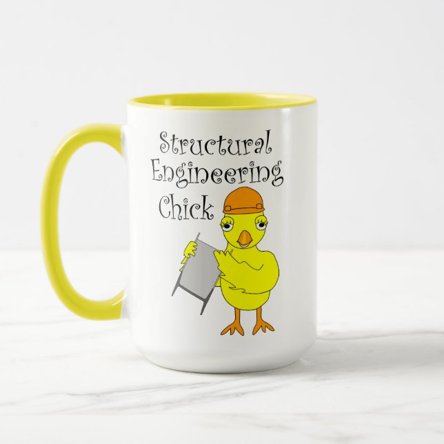 Structural Engineering Chick Mug (Left)