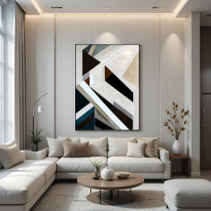 Structural Geometry Canvas Print
