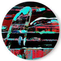 Structural Interference – Abstract Art Button