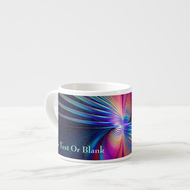 Structural Iridescence Espresso Cup (Front Left)