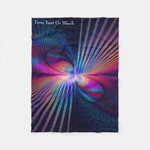 Structural Iridescence Fleece Blanket