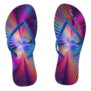 Structural Iridescence Flip Flops