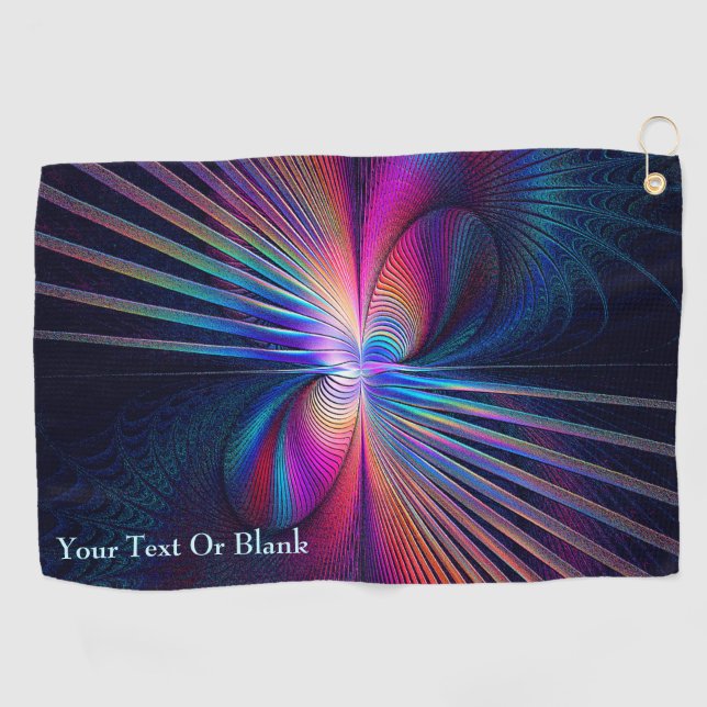 Structural Iridescence Golf Towel (Horizontal)