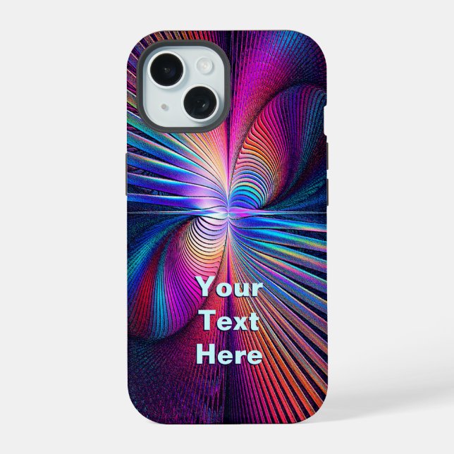 Structural Iridescence iPhone 15 Case (Back)