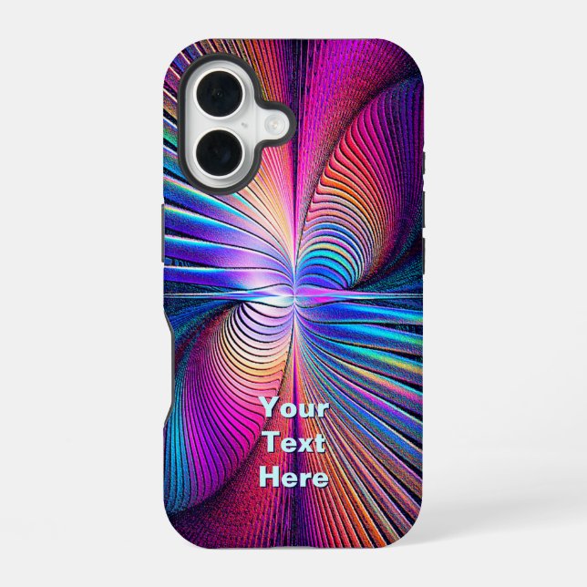 Structural Iridescence iPhone 16 Case (Back)