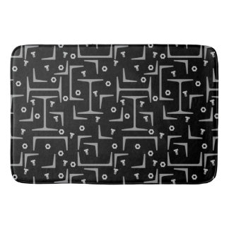 Structural Steel Pattern Bath Mat