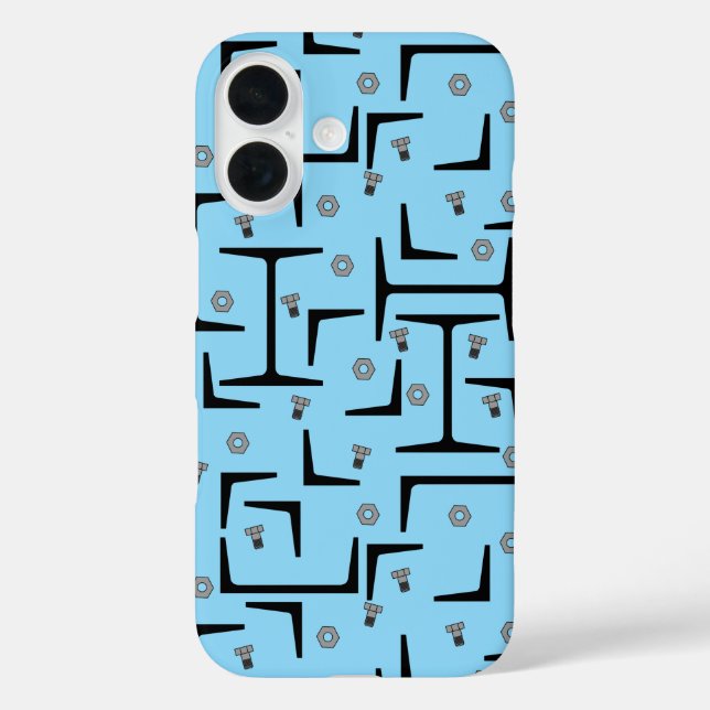 Structural Steel Pattern Case-Mate iPhone Case (Back)