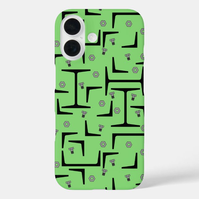 Structural Steel Pattern Case-Mate iPhone Case (Back)