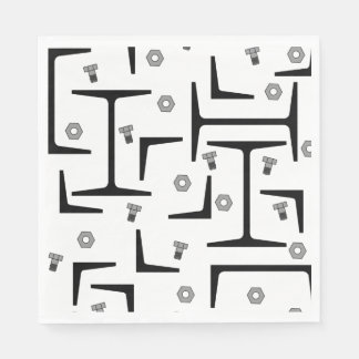Structural Steel Pattern Napkin